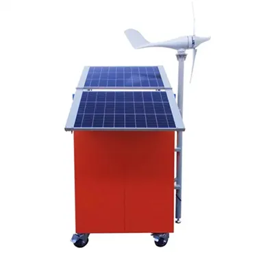 Construction of wind and solar complementary solar container communication station is blocked